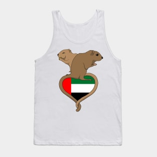 Gerbil United Arab Emirates UAE (dark) Tank Top